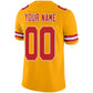 Custom KC.Chiefs Stitched American Football Jerseys Personalize Birthday Gifts Gold Jersey