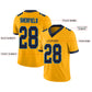 Custom LA.Chargers Stitched American Football Jerseys Personalize Birthday Gifts Gold Jersey