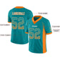 Custom M.Dolphins Stitched American Football Jerseys Personalize Birthday Gifts Aqua Jersey