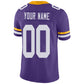 Custom MN.Vikings Stitched American Football Jerseys Personalize Birthday Gifts Purple Jersey