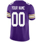 Custom MN.Vikings Stitched American Football Jerseys Personalize Birthday Gifts Purple Jersey