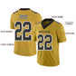 Custom NY.Giants Stitched American Football Jerseys Personalize Birthday Gifts Gold Jersey
