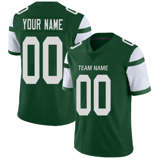 Custom NY.Jets Stitched American Football Jerseys Personalize Birthday Gifts Green Jersey