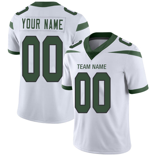 Custom NY.Jets Stitched American Football Jerseys Personalize Birthday Gifts White Jersey