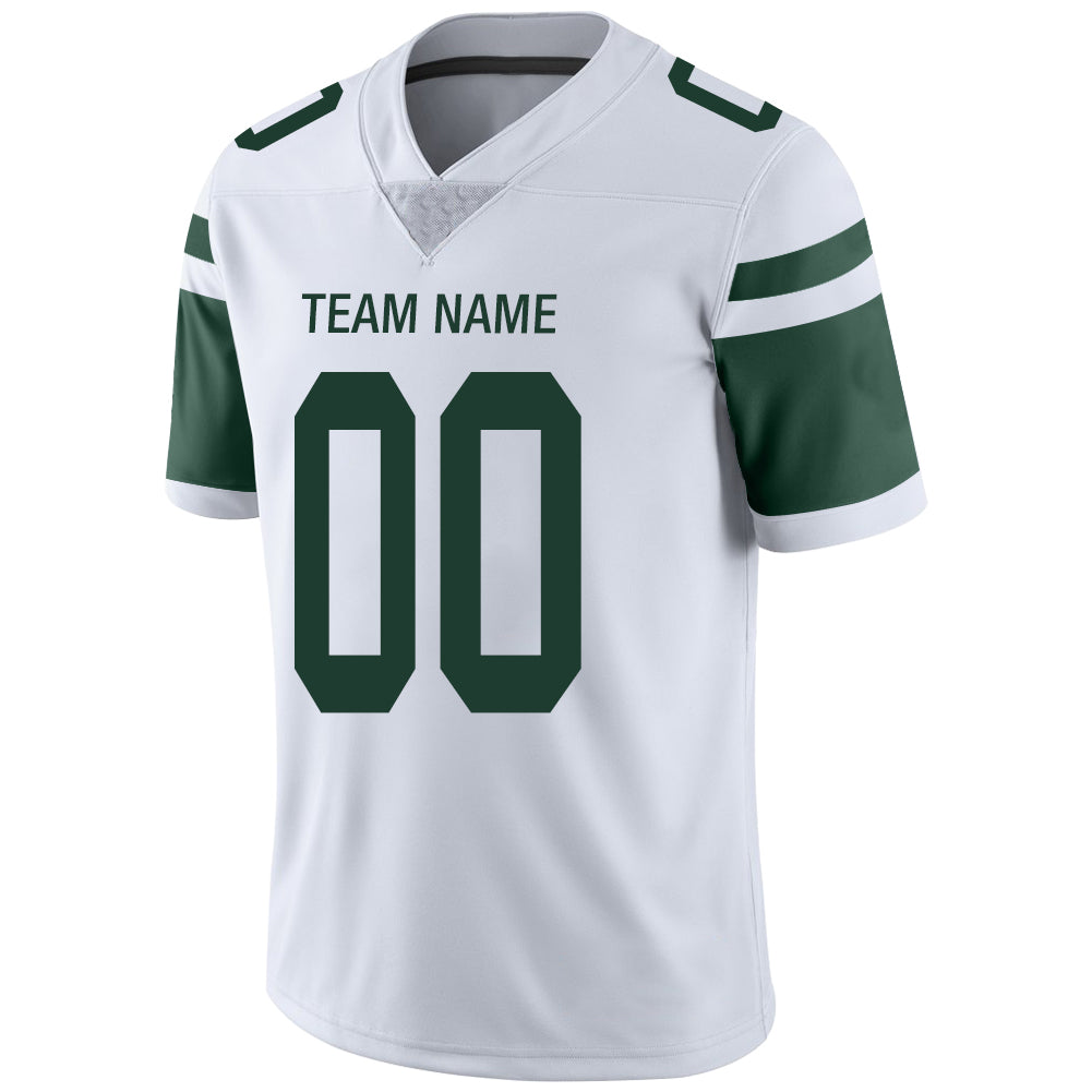 Custom NY.Jets Stitched American Football Jerseys Personalize Birthday Gifts White Jersey