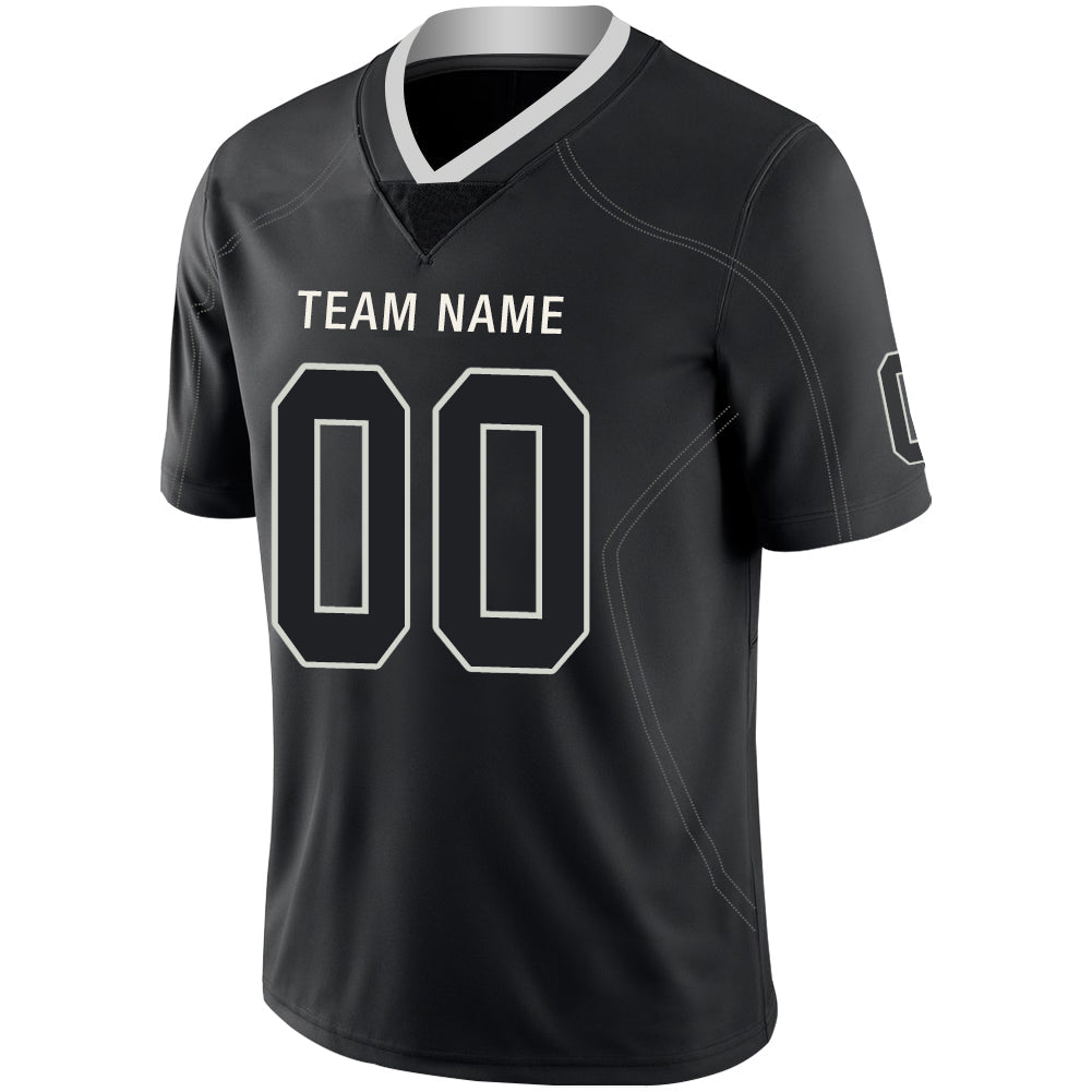 Custom LV.Raiders Stitched American Football Jerseys Personalize Birthday Gifts Black Jersey