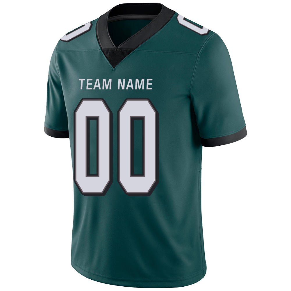 Custom P.Eagles Stitched American Football Jerseys Personalize Birthday Gifts Green Jersey