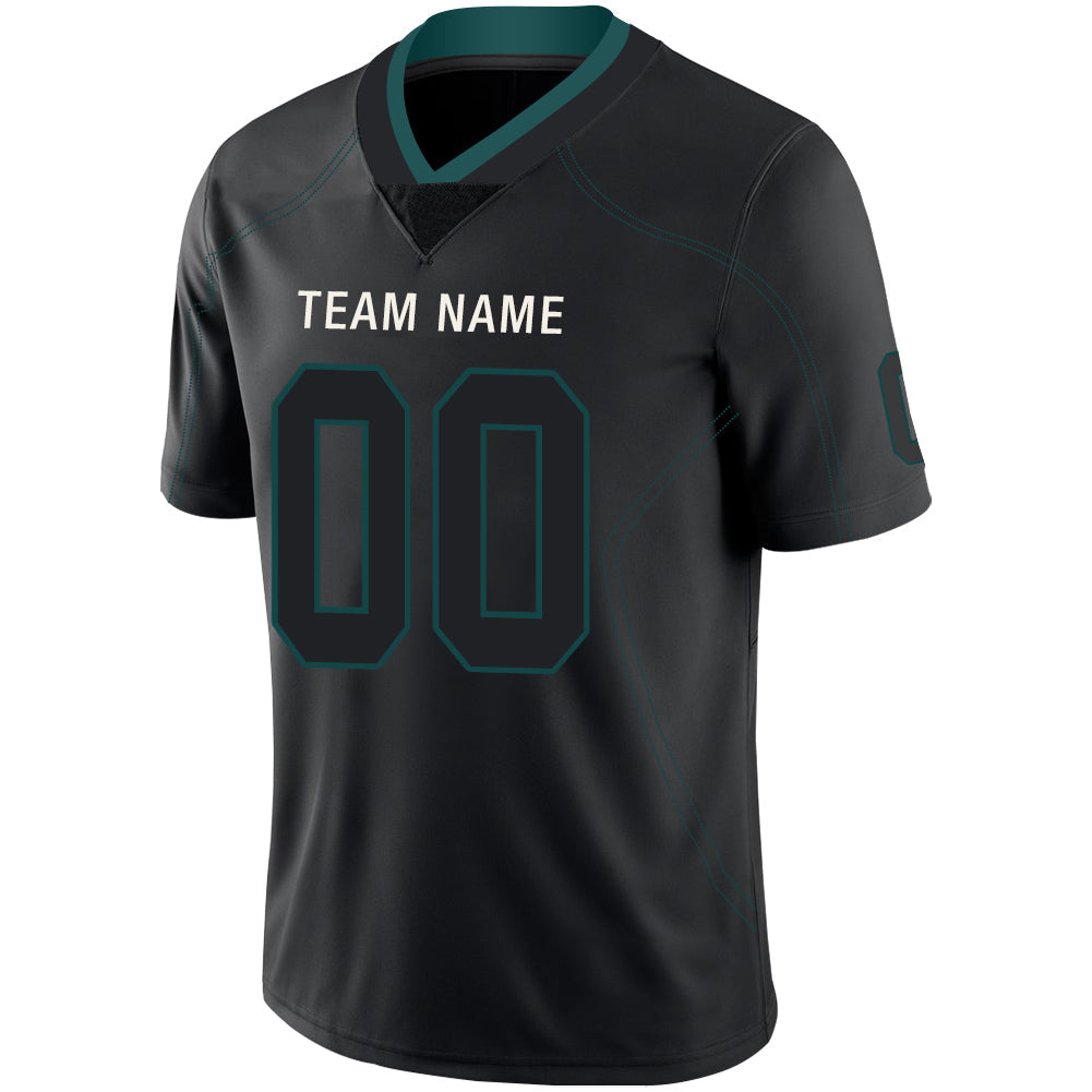 Custom P.Eagles Stitched American Football Jerseys Personalize Birthday Gifts Black Jersey