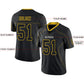 Custom P.Steelers Stitched American Football Jerseys Personalize Birthday Gifts Black Jersey