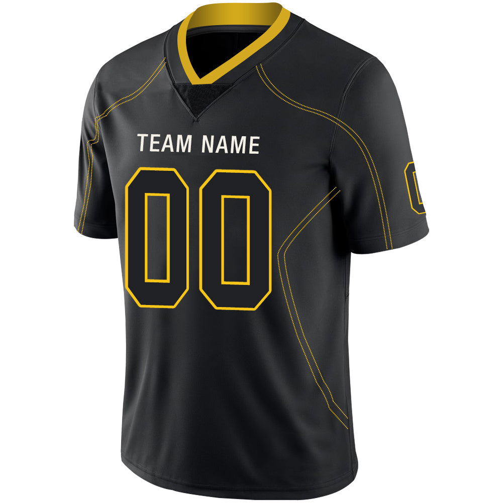 Custom P.Steelers Stitched American Football Jerseys Personalize Birthday Gifts Black Jersey