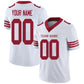 Custom SF.49ers Stitched American Football Jerseys Personalize Birthday Gifts White Jersey