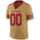 Custom SF.49ers Stitched American Football Jerseys Personalize Birthday Gifts Gold Jersey