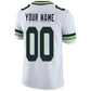 Custom S.Seahawks Stitched American Football Jerseys Personalize Birthday Gifts White Jersey