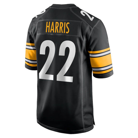 P.Steelers #22 Najee Harris Black Football Jerseys Men Women Youth Sport Jerseys
