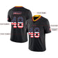Custom W.Football Team Jerseys Stitched American Personalize Birthday Gifts Black Jersey Football Jerseys